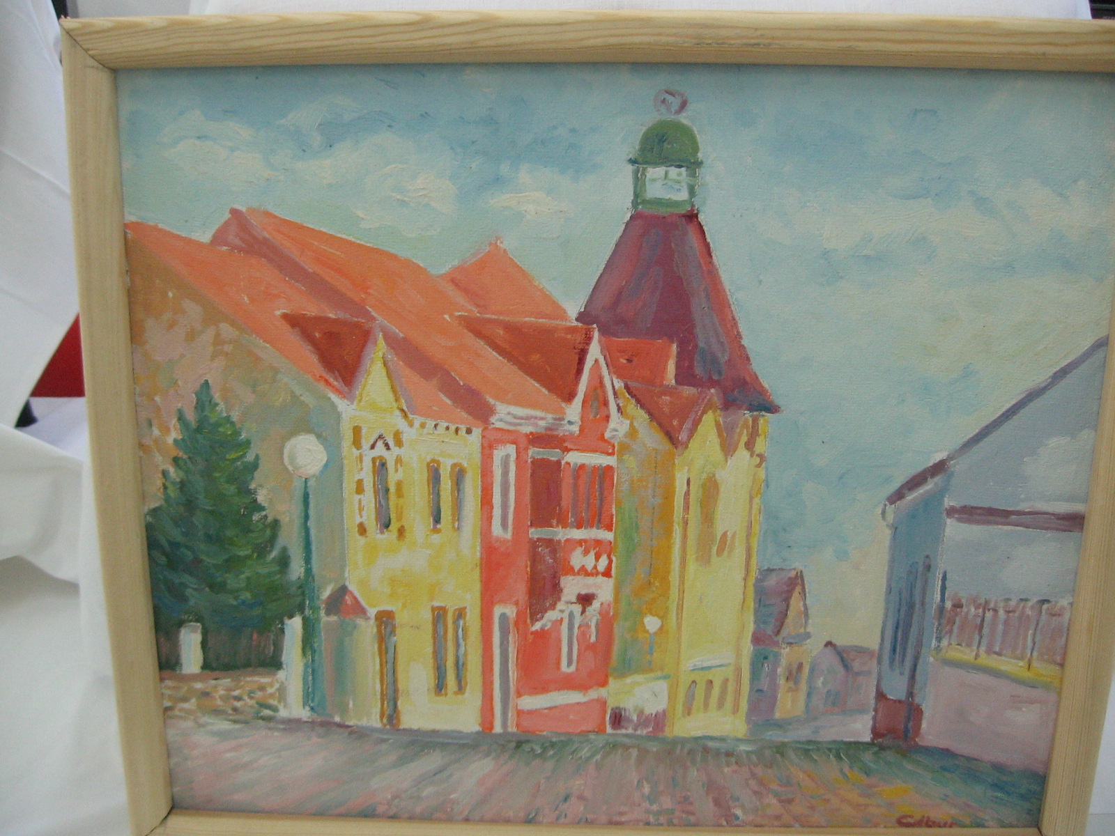 výstava obrazů našeho uživatele pana Ladislava Cibura v prostorách DD